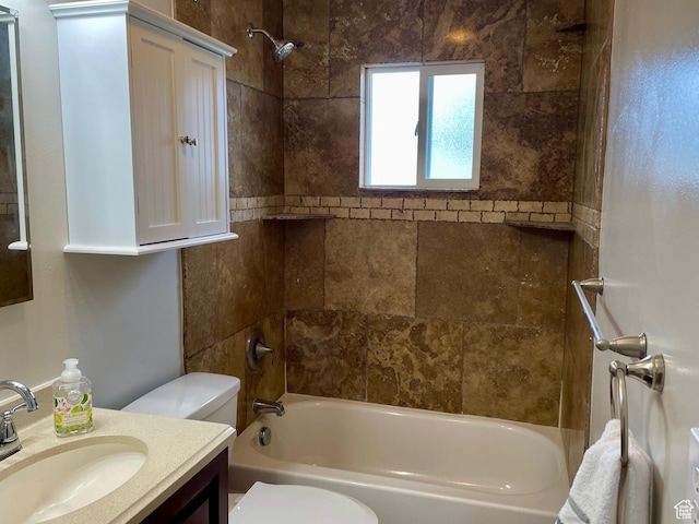 936 E Atkin Ave, Salt Lake City, UT 84106 - full bath featuring toilet, washtub / shower combination, and vanity