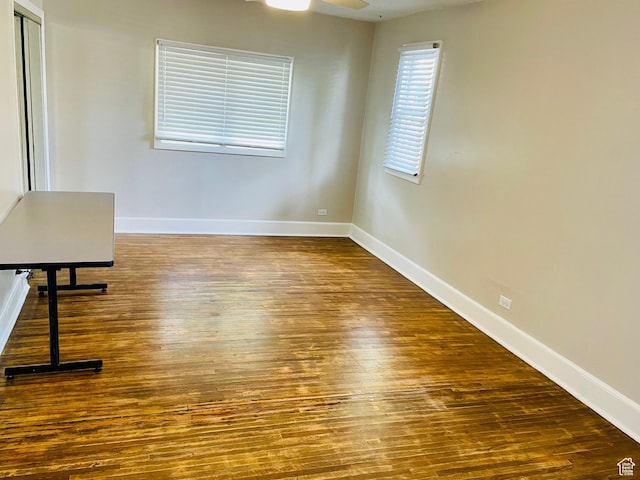 936 E Atkin Ave, Salt Lake City, UT 84106 - spare room with wood finished floors and baseboards