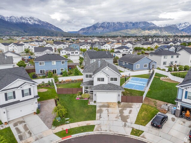 305 E 330 N, Vineyard, UT 84059 - aerial view of residential area featuring a mountain backdrop