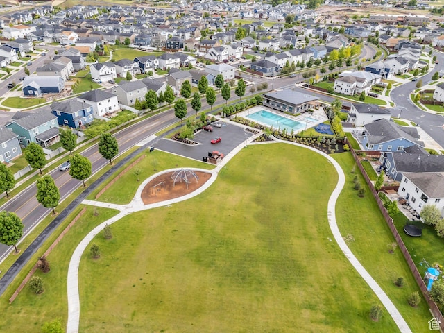 305 E 330 N, Vineyard, UT 84059 - aerial perspective of suburban area with a pool area
