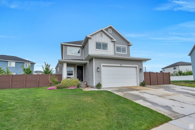 305 E 330 N, Vineyard, UT 84059 - view of front of home featuring board and batten siding, driveway, and an attached garage