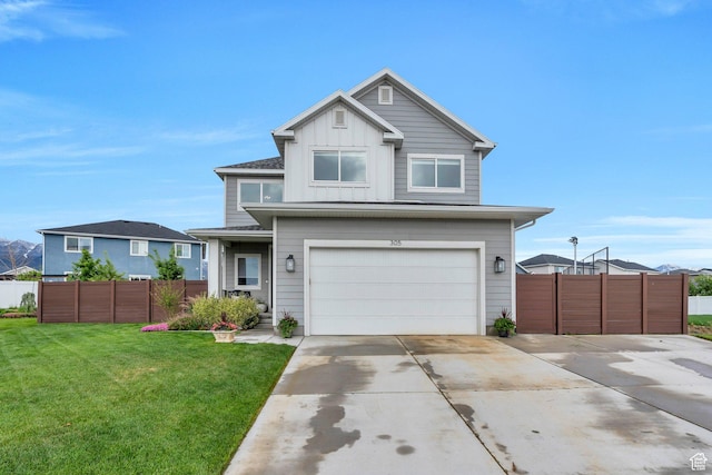 305 E 330 N, Vineyard, UT 84059 - view of front facade with board and batten siding, a garage, and concrete driveway