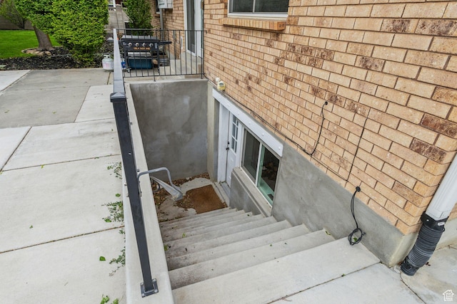 view of staircase