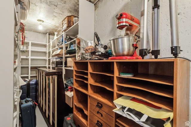 view of storage