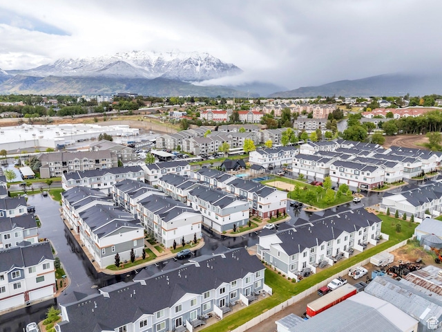 bird's eye view of mountains