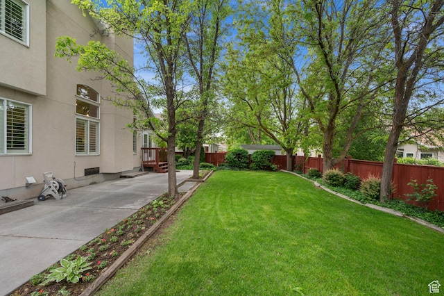 3678 S Vineyard Ct, Millcreek, UT 84106 - view of yard featuring a patio area