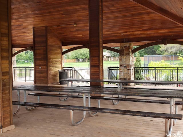 view of property's community