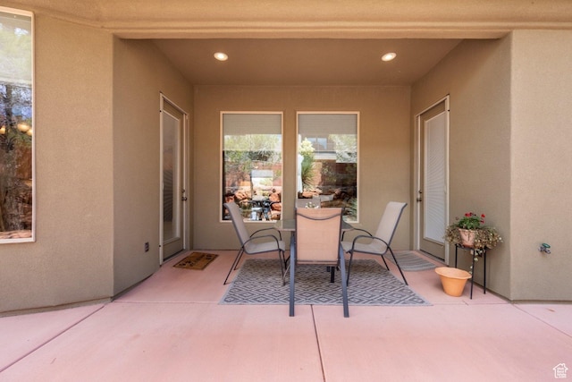 view of patio