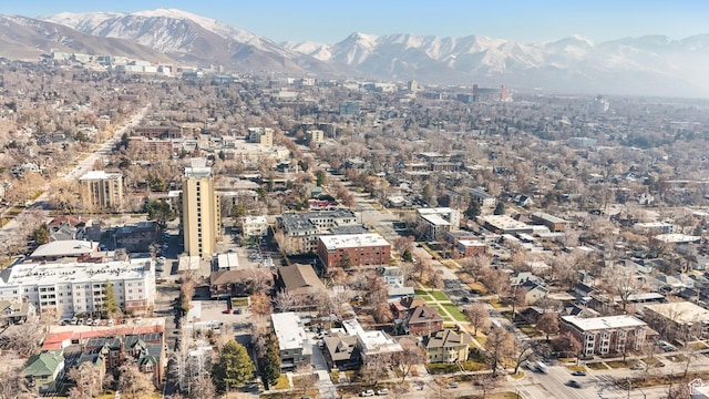 821 E 100 S, Salt Lake City, UT 84102 - aerial view of property's location with a mountain backdrop