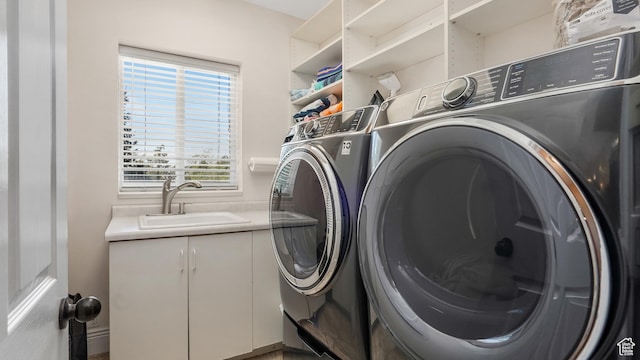 1776 E Horizon Point Cir, Draper, UT 84020 - clothes washing area featuring a sink and independent washer and dryer