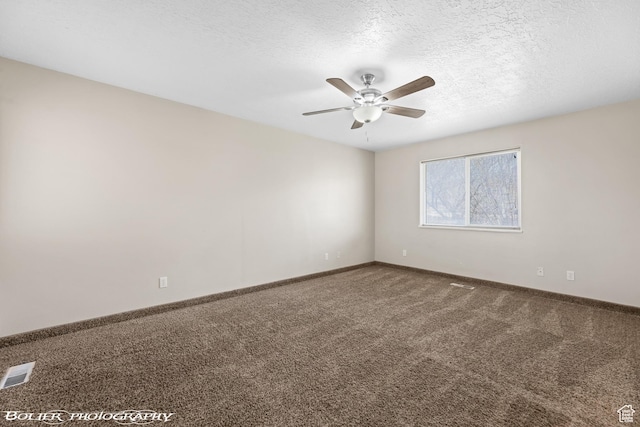 1688 N 175 W, Cedar City, UT 84721 - carpeted empty room with a ceiling fan, baseboards, and a textured ceiling