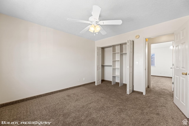 1688 N 175 W, Cedar City, UT 84721 - unfurnished bedroom with carpet floors, a closet, baseboards, and ceiling fan