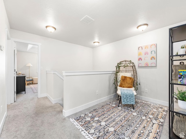 98 E 1040 N Unit 134, Santaquin, UT 84655 - sitting room featuring carpet flooring, an upstairs landing, and baseboards