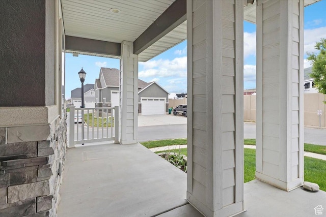 15134 S White Hart Ln, Bluffdale, UT 84065 - view of patio featuring a residential view
