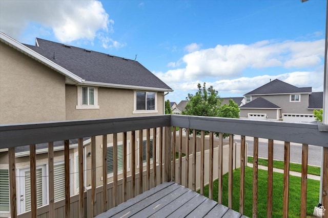 15134 S White Hart Ln, Bluffdale, UT 84065 - wooden deck featuring a residential view