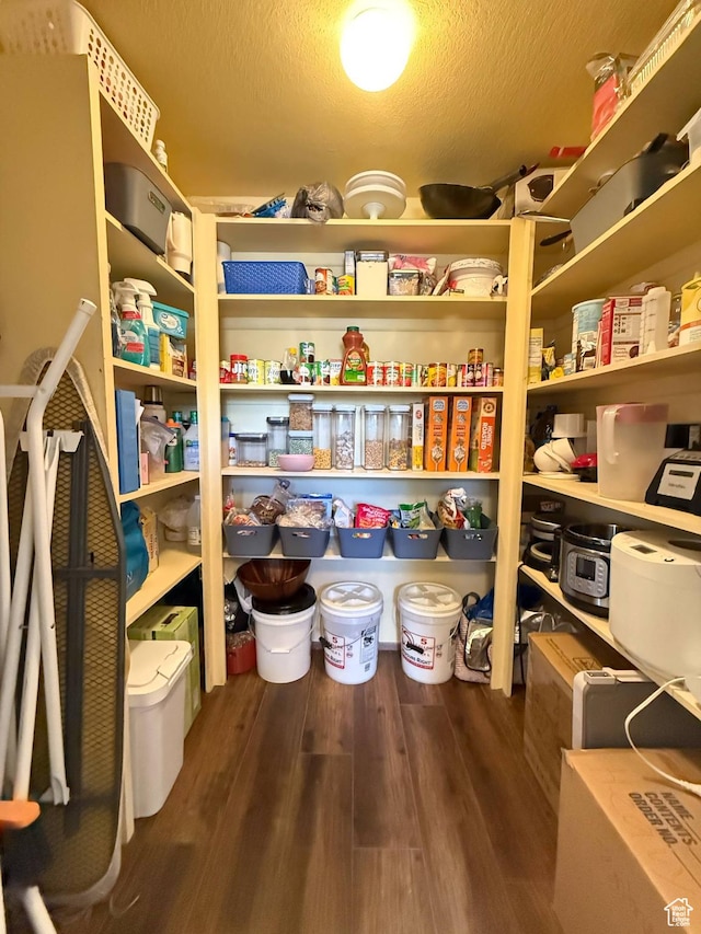 view of storage area