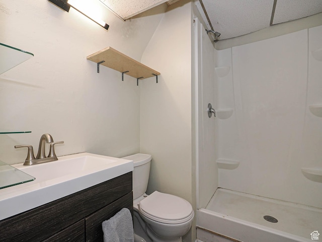 466 N 200 E, Provo, UT 84606 - bathroom with toilet, a walk in shower, and vanity