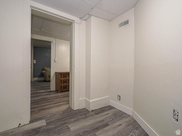 466 N 200 E, Provo, UT 84606 - spare room featuring wood finished floors, baseboards, and a paneled ceiling