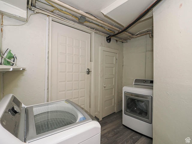 466 N 200 E, Provo, UT 84606 - laundry area with dark wood finished floors