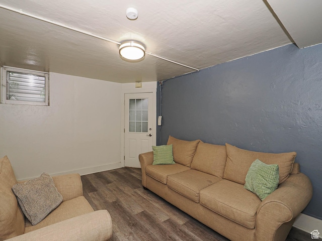 466 N 200 E, Provo, UT 84606 - living area featuring wood finished floors and baseboards