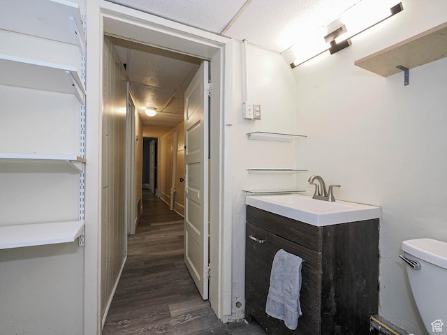 466 N 200 E, Provo, UT 84606 - half bath featuring toilet, wood finished floors, and vanity