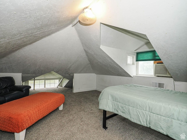 466 N 200 E, Provo, UT 84606 - bedroom featuring lofted ceiling, carpet floors, and cooling unit