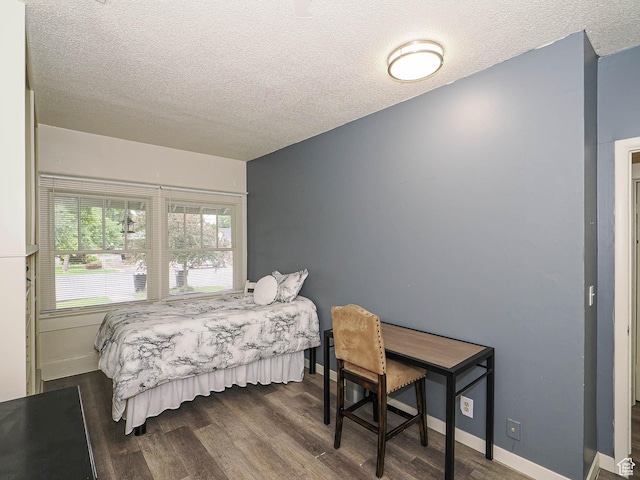466 N 200 E, Provo, UT 84606 - bedroom with a textured ceiling, wood finished floors, and baseboards
