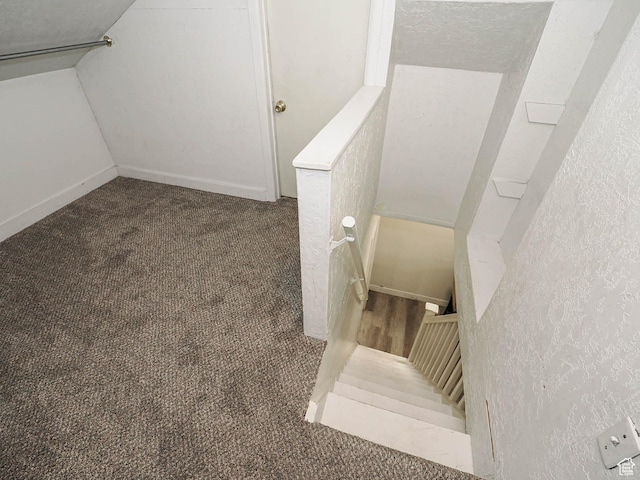 466 N 200 E, Provo, UT 84606 - stairs with a textured wall and carpet floors