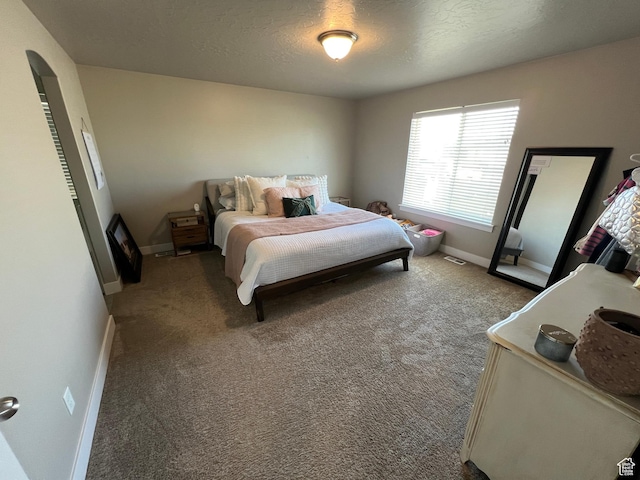 1297 W 450 N, Springville, UT 84663 - carpeted bedroom with baseboards and a textured ceiling