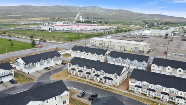 968 W 960 N Unit T3, Tremonton, UT 84337 - bird's eye view of a mountainous background and an industrial area