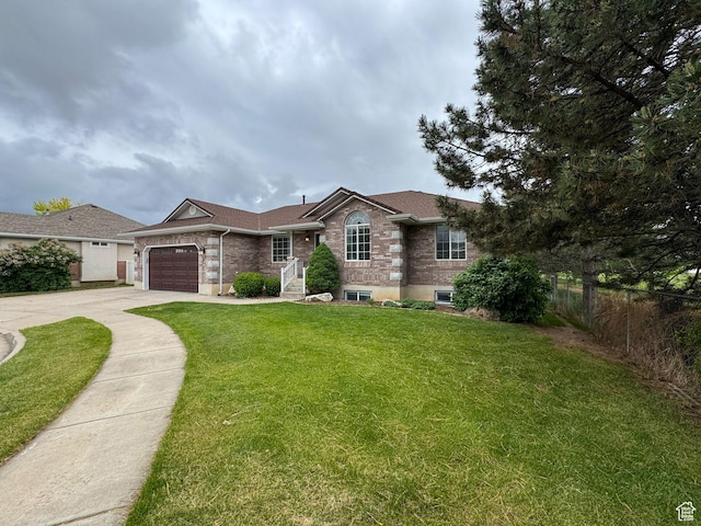 619 W 225 S, Layton, UT 84041 - ranch-style house featuring driveway, a garage, brick siding, and roof with shingles