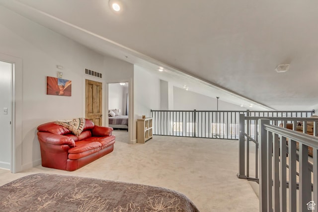 6641 N 2200 W Unit D-304, Park City, UT 84098 - sitting room with carpet, recessed lighting, baseboards, and vaulted ceiling