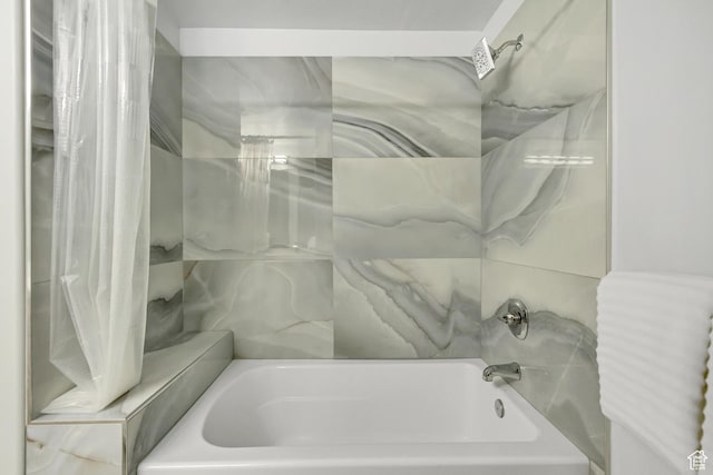 6641 N 2200 W Unit D-304, Park City, UT 84098 - bathroom with shower / bathtub combination with curtain