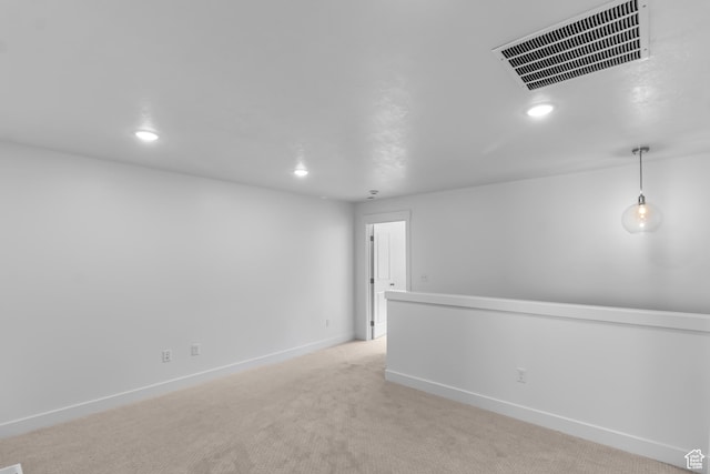 651 W 575 N, Smithfield, UT 84335 - spare room with recessed lighting, light carpet, and baseboards