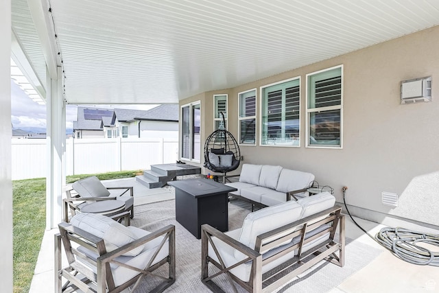 541 W 1960 N, Tooele, UT 84074 - view of patio featuring an outdoor living space and fence