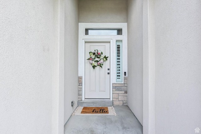 541 W 1960 N, Tooele, UT 84074 - entrance to property featuring stucco siding and stone siding