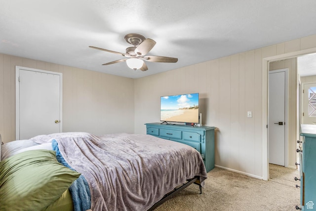 396 S 100 E, Tooele, UT 84074 - bedroom with light carpet and a ceiling fan