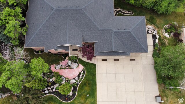 1921 E Mohawk Ln S, Ogden, UT 84403 - aerial view of property and surrounding area