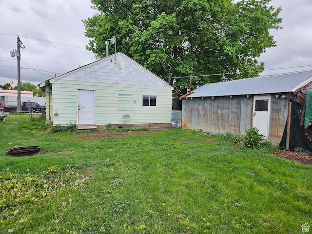 139 E 4th S, Preston, ID 83263 - view of yard featuring an outbuilding