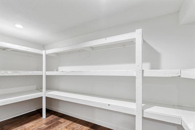 view of storage area