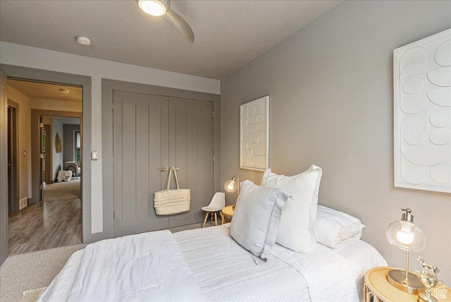 59 W 600 N, Farmington, UT 84025 - bedroom with wood finished floors and a closet