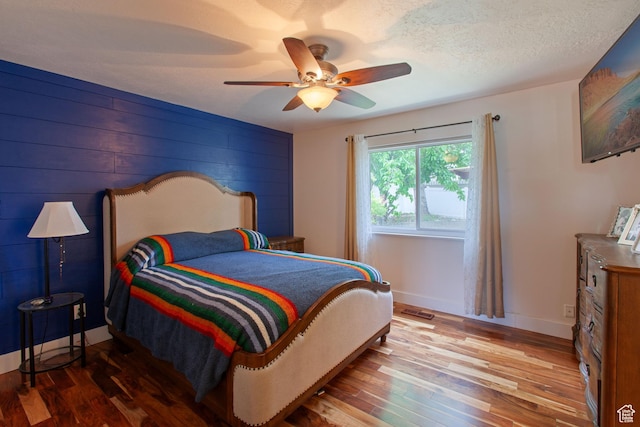 841 W 1235 S, Payson, UT 84651 - bedroom featuring wood finished floors, ceiling fan, and baseboards