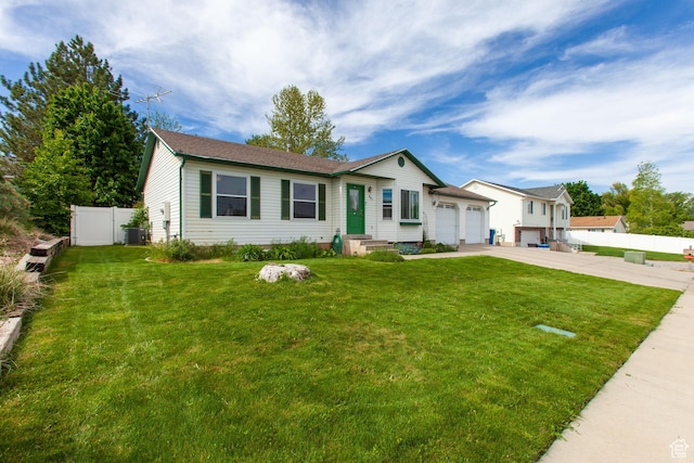 841 W 1235 S, Payson, UT 84651 - view of front of property featuring driveway, an attached garage, and central AC