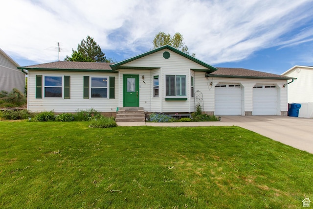 841 W 1235 S, Payson, UT 84651 - single story home featuring driveway, a garage, and a front lawn