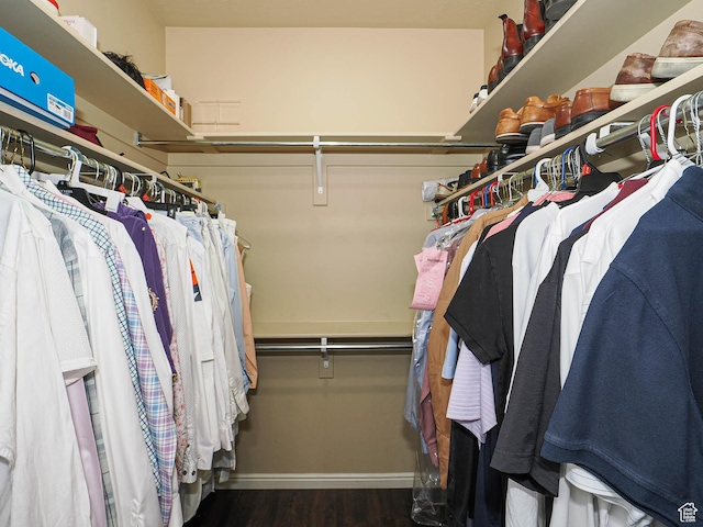 3263 W Blue Moon Ln, South Jordan, UT 84095 - walk in closet with wood finished floors
