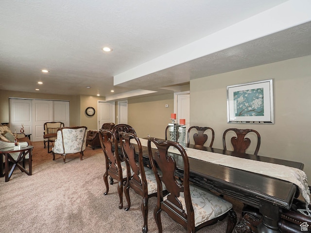 3263 W Blue Moon Ln, South Jordan, UT 84095 - dining room featuring light carpet and recessed lighting