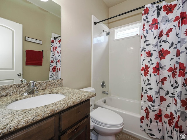 3263 W Blue Moon Ln, South Jordan, UT 84095 - full bath featuring toilet, shower / tub combo, and vanity