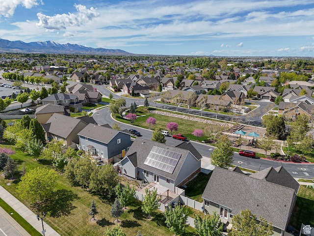 3263 W Blue Moon Ln, South Jordan, UT 84095 - aerial perspective of suburban area with a mountainous background