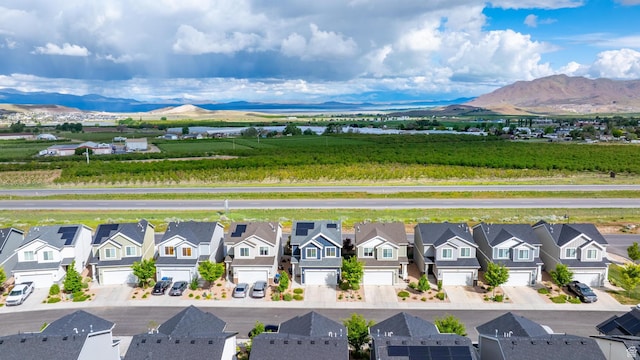 876 S Brubaker Way, Santaquin, UT 84655 - aerial perspective of suburban area with mountains