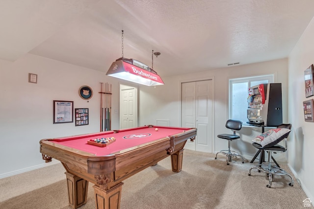 1256 W Norwalk Rd S, Taylorsville, UT 84123 - recreation room with carpet floors, billiards, and baseboards